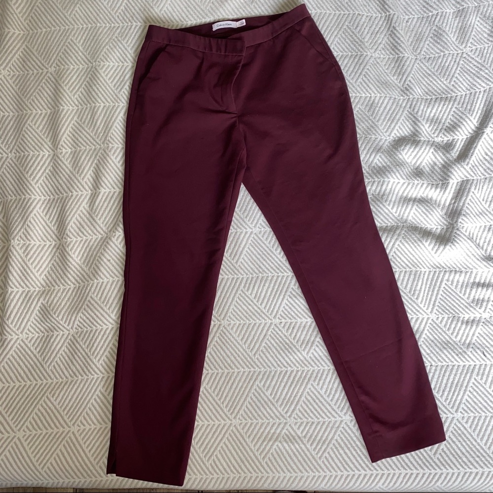 Burgundy Slacks